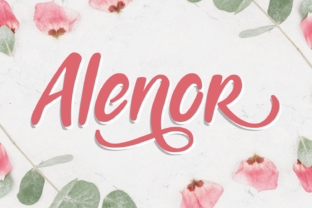Alenor: A Script Font for Elegant Web Design and Branding