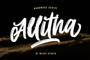 Allitha Script: A Bold, Personal Script Font for Creative Crafting
