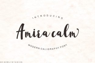 Amira Calm: A Script Font for Modern Web Design