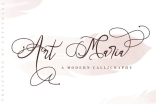 Art Maria: A Script Font for Editorial Elegance and Craft