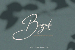 Baginda: The Script Font That Elevates Your Brand’s Visual Story