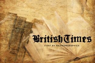 British Times: A Timeless Script Font for Editorial Design