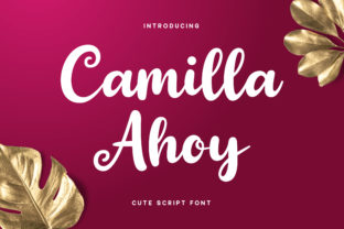Camilla Ahoy: A Script Handwritten Font for Creative Crafters