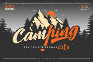 Camping: A Versatile Script Font for Branding and Design