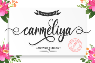 Carmeliya: A Script Font for Elegant Web Design and Brand Identity
