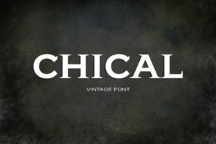 Chical: A Serif Font That Brings Retro Vibe to Modern Branding