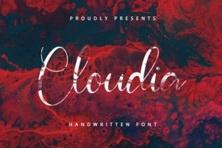 Cloudia: A Playful Handwritten Font for Creative Branding