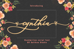 Cynthia Script for Branding and Creative Design