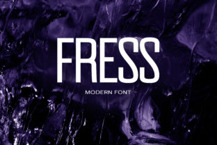 Fress: A Modern Sans Serif Font for Creative Product Design