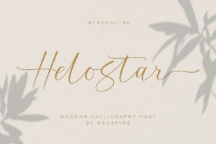Helostar: A Modern Calligraphy Font for Creative Projects