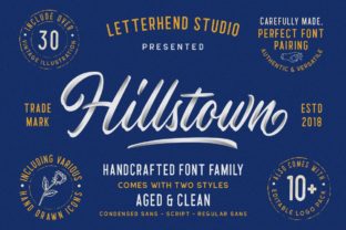Hillstown: The Script Font That Elevates Your Brand’s Visual Story