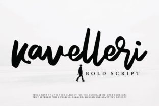 Kavelleri: A Sweet and Cool Handwritten Font for Editorial Design