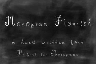 Monogram Flourish: A Script Font for Editorial Design and Branding