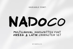 Nadoco: The Handwritten Font That Elevates Your Brand