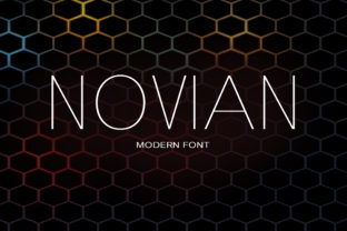 Novian: A Modern Sans Serif Font for Creative Crafters