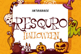 Resquro Halloween: The Spooky Serif Font for Seasonal Branding and Campaigns
