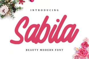 Sabila: A Modern Script Font for Creative Design