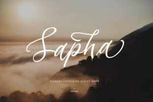 Sapha: A Script Handwritten Font for Creative Branding