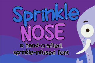 Sprinkle Nose: A Whimsical Script Font for Handmade Creativity
