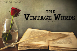 The Vintage Words: A Timeless Font for Editorial Design
