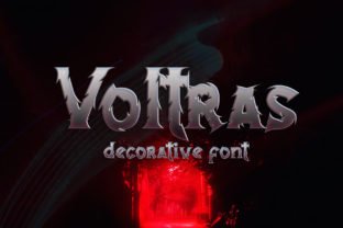 Voltras: A Bold Blackletter Font for Crafters and Designers