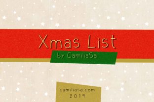 Xmas List: A Playful Script Font for Handmade Holiday Magic