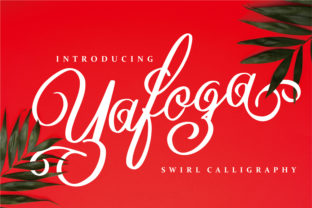 Yafoga: A Modern Handwritten Font for Creative Crafters